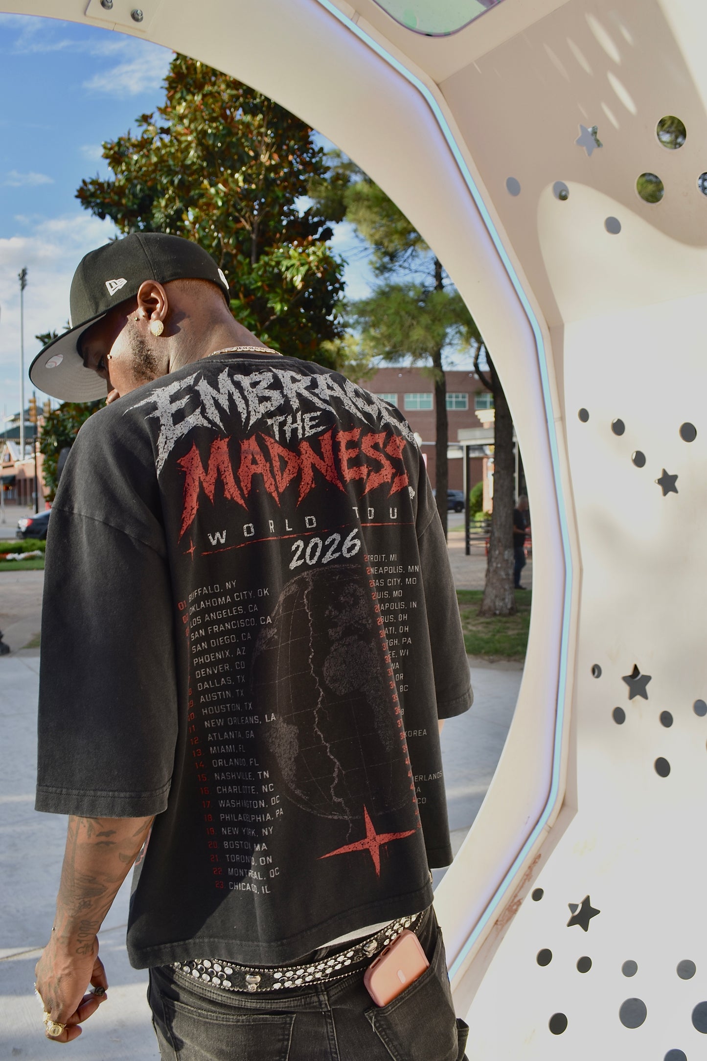 V2 Embrace The Madness World Tour Tee