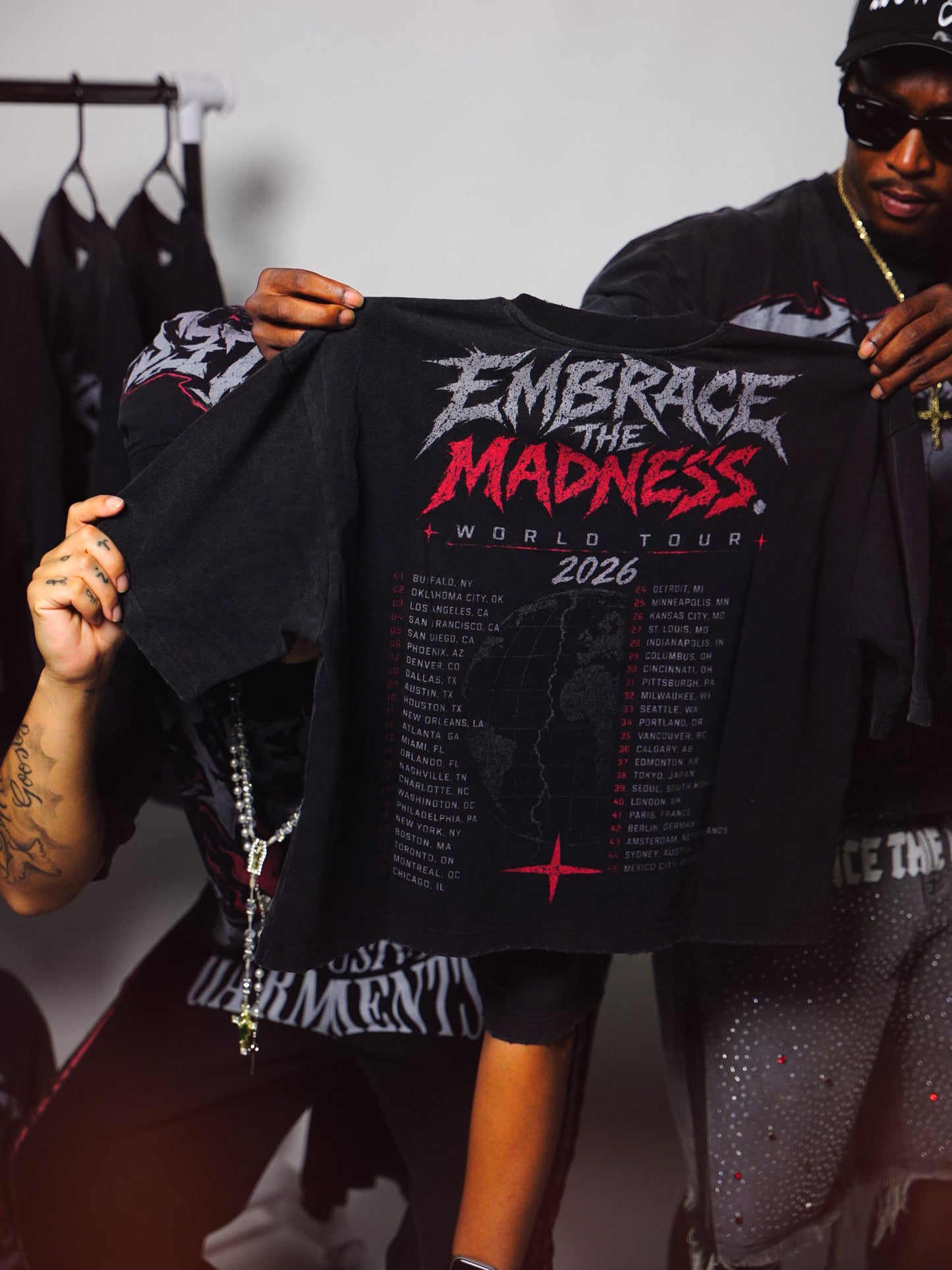 V2 Embrace The Madness World Tour Tee
